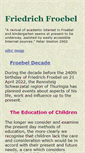 Mobile Screenshot of friedrichfroebel.com